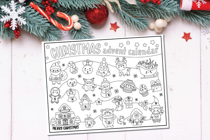 Advent Coloring Sheet